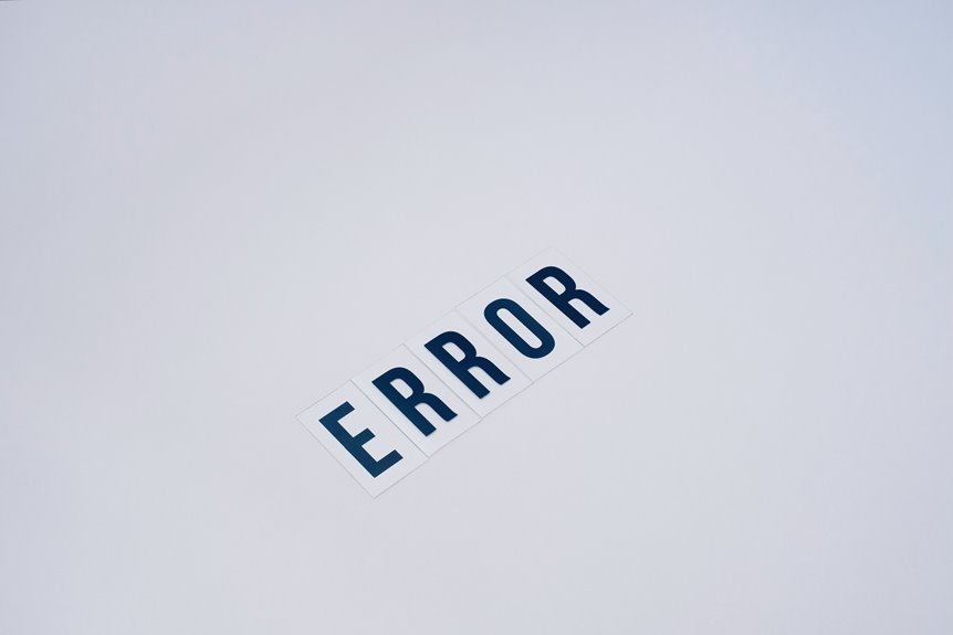 troubleshooting advice for errors